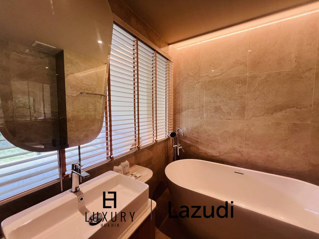 ศศรา คอนโดหรูติดทะเล 1 ห้องนอน เขาตะเกียบ หัวหิน