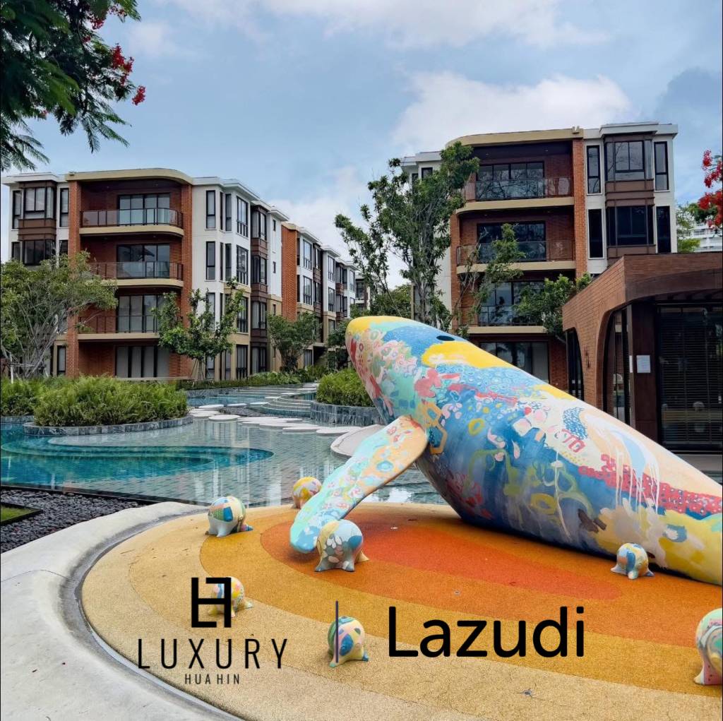 ศศรา คอนโดหรูติดทะเล 1 ห้องนอน เขาตะเกียบ หัวหิน