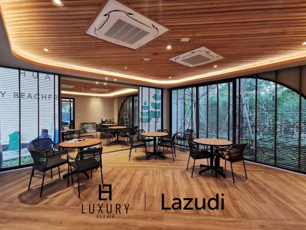 ศศรา คอนโดหรูติดทะเล 1 ห้องนอน เขาตะเกียบ หัวหิน