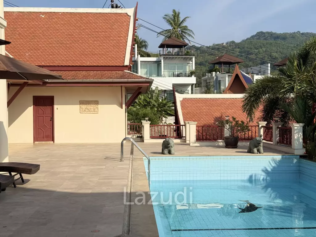 Seaview 7-Bedroom Pool Villa For Sale Near Kata Beach