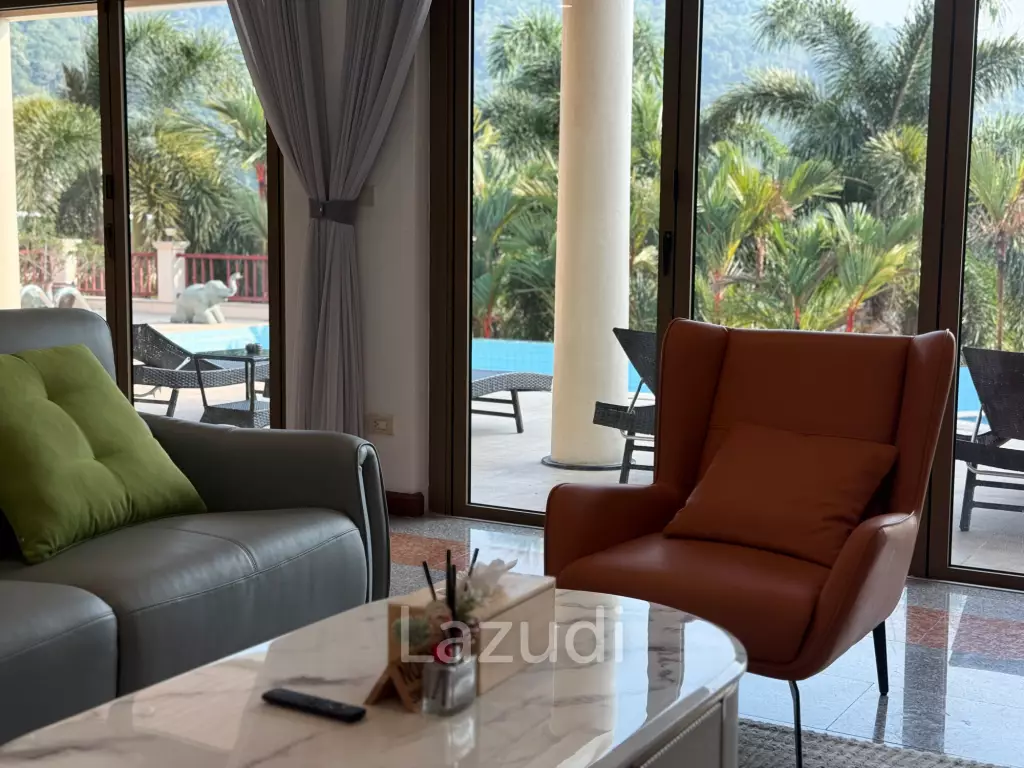 Seaview 7-Bedroom Pool Villa For Sale Near Kata Beach