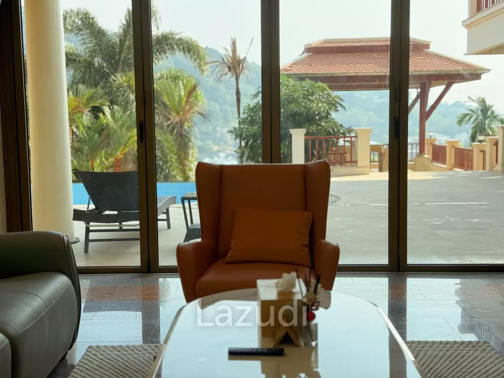 Seaview 7-Bedroom Pool Villa For Sale Near Kata Beach