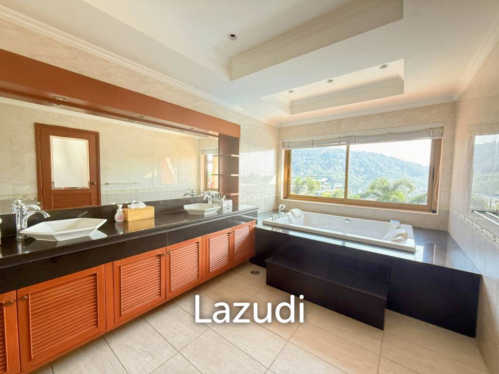 Seaview 7-Bedroom Pool Villa For Sale Near Kata Beach