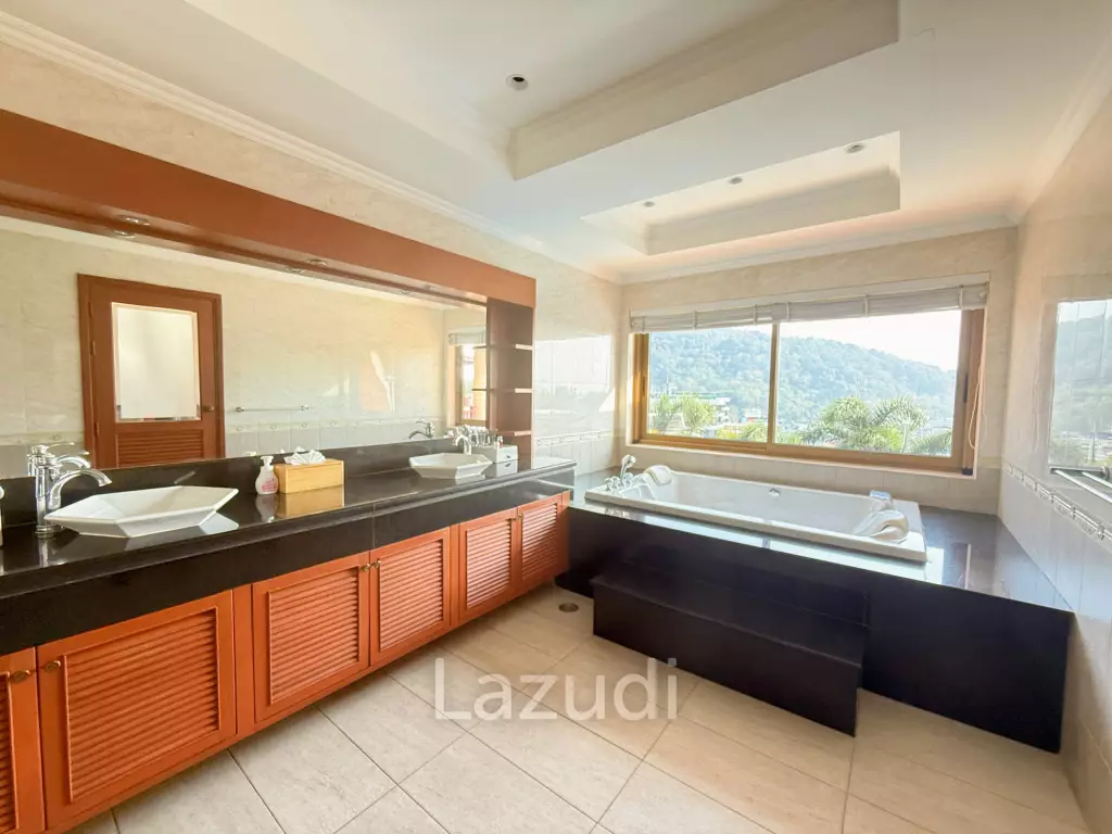 Seaview 7-Bedroom Pool Villa For Sale Near Kata Beach
