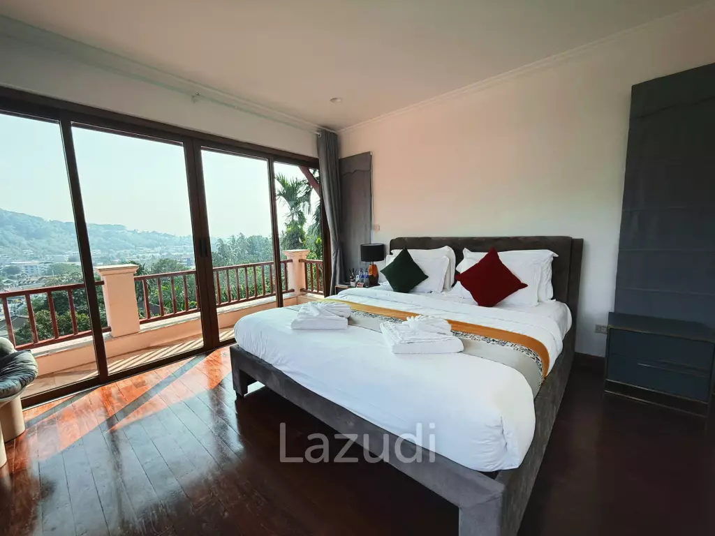 Seaview 7-Bedroom Pool Villa For Sale Near Kata Beach