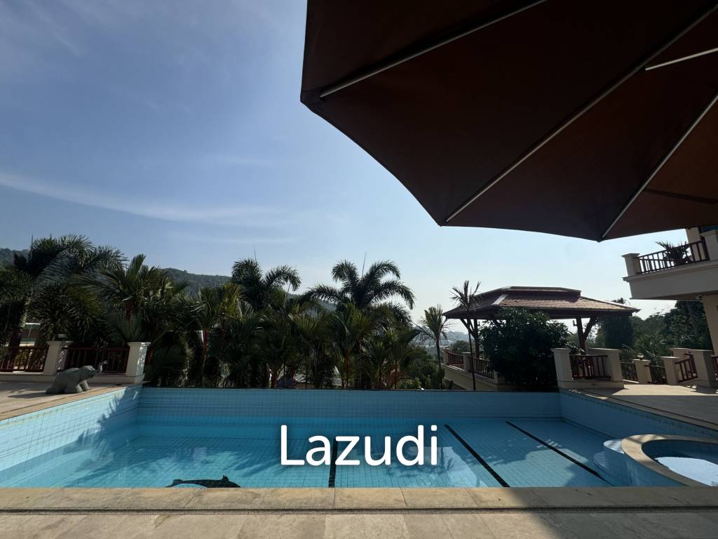 Seaview 7-Bedroom Pool Villa For Sale Near Kata Beach