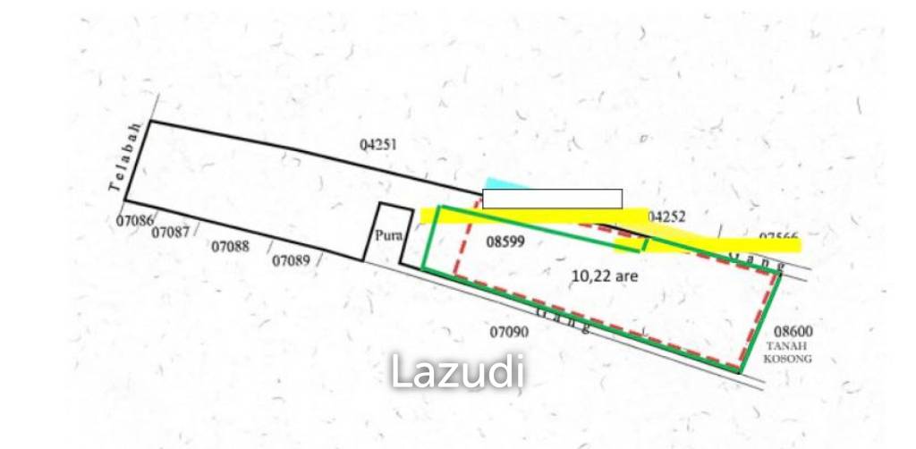 1000m2 Leasehold Land Block in Plataran Canggu