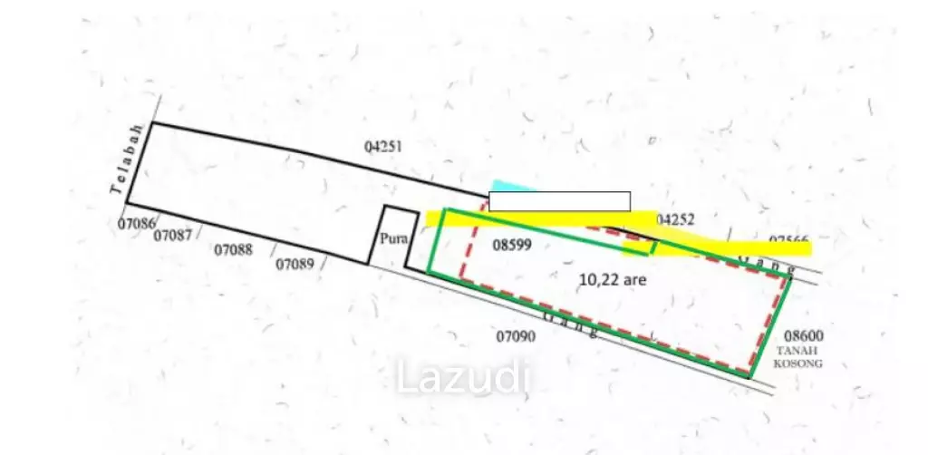 1000m2 Leasehold Land Block in Plataran Canggu
