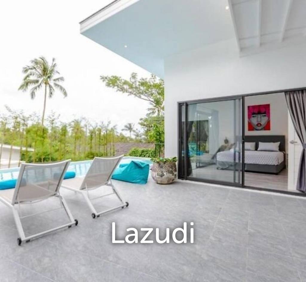 Renovated 4-Bed Pool Villa in Chaweng Noi, Walking Distance to PBISS