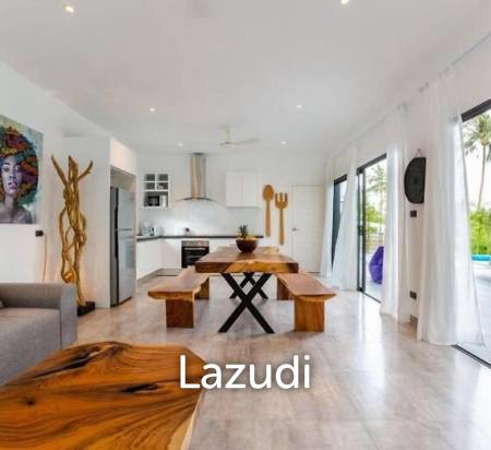 Renovated 4-Bed Pool Villa in Chaweng Noi, Walking Distance to PBISS