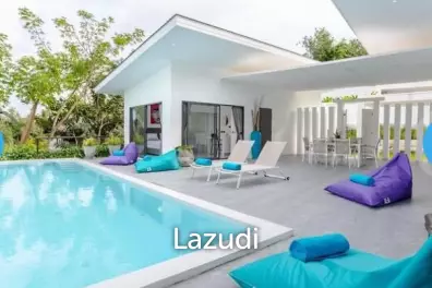 Renovated 4-Bed Pool Villa in Chaweng Noi, Walking Distance to PBISS