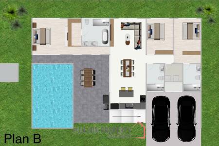 3 Bed 3 Bath 207.75 SQ.M Pavilion Ville Type B