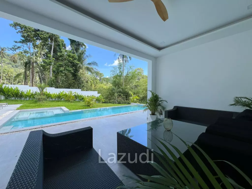 Brand New 4-Bedroom Mountain View Villa in Lamai - Near International School