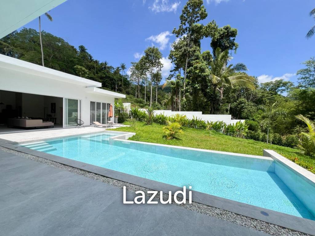Brand New 4-Bedroom Mountain View Villa in Lamai - Near International School