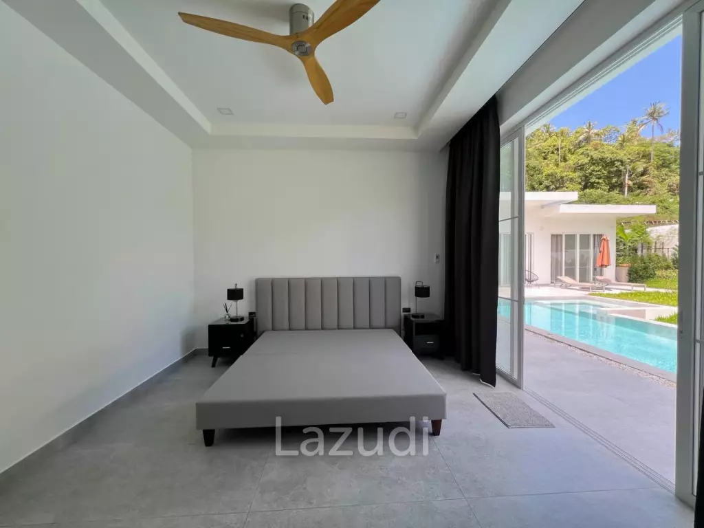Brand New 4-Bedroom Mountain View Villa in Lamai - Near International School