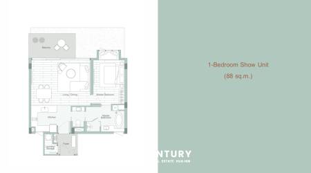 66 metro cuadrado 1 ` 1 Baño Condominio de Venta