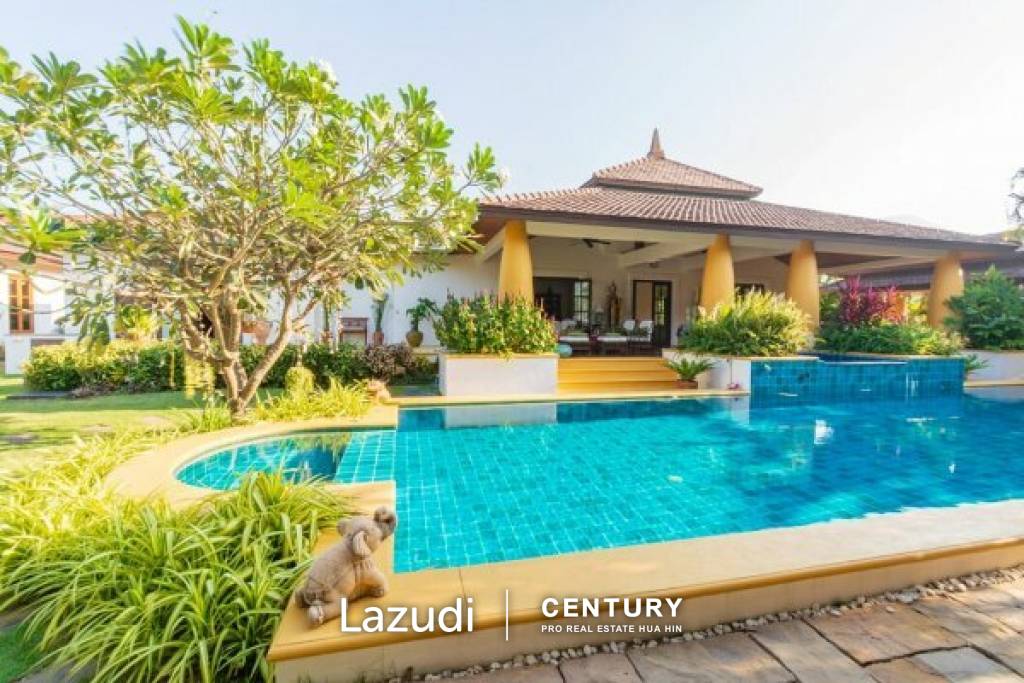 SANUK RESIDENCES : Luxury Bali Pool Villa With Lake in Hua Hin