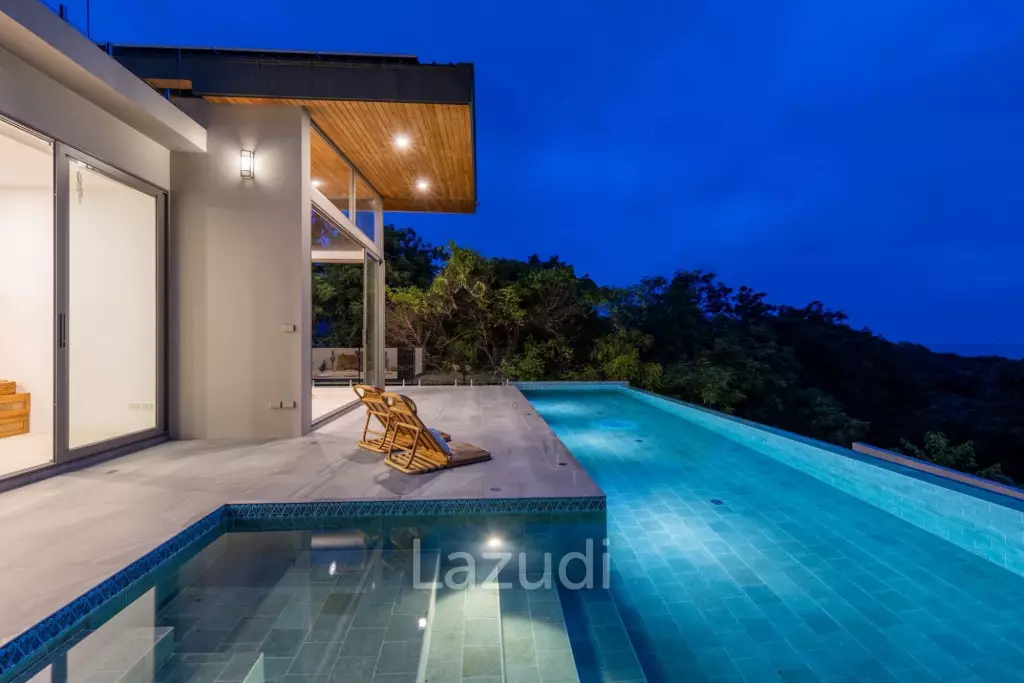 Self-Sustainable Luxury Villa on Private Hillside 500m to the Beach