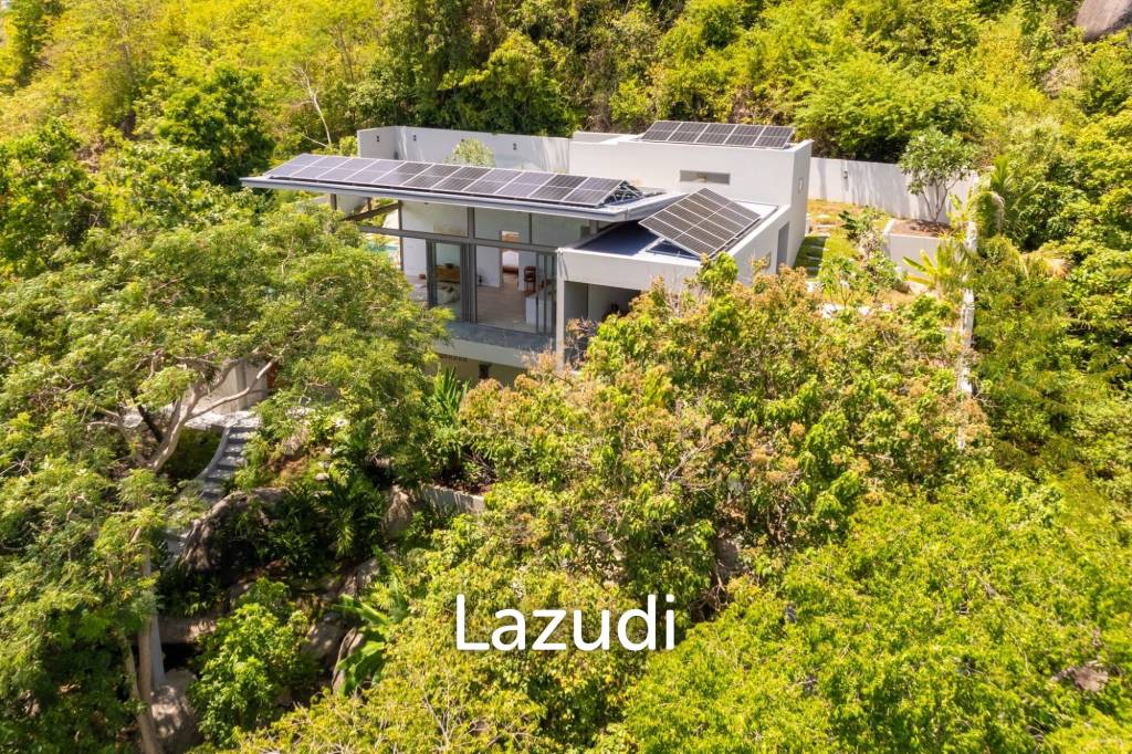 Self-Sustainable Luxury Villa on Private Hillside 500m to the Beach