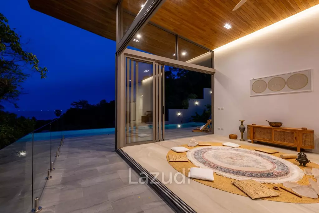 Self-Sustainable Luxury Villa on Private Hillside 500m to the Beach