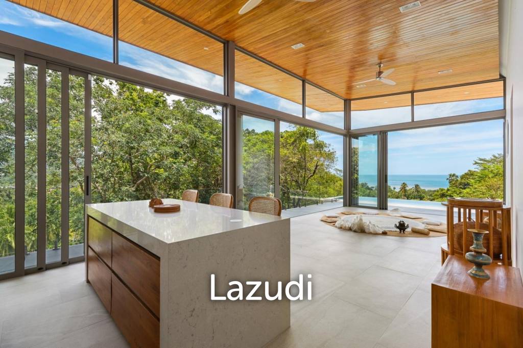 Self-Sustainable Luxury Villa on Private Hillside 500m to the Beach