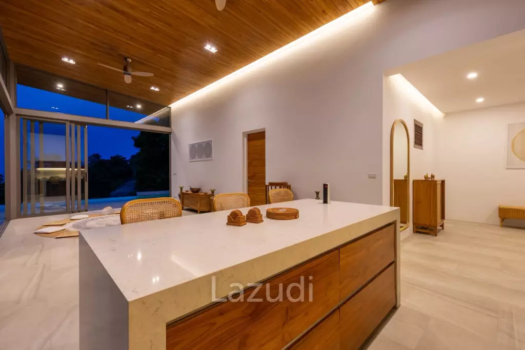Self-Sustainable Luxury Villa on Private Hillside 500m to the Beach