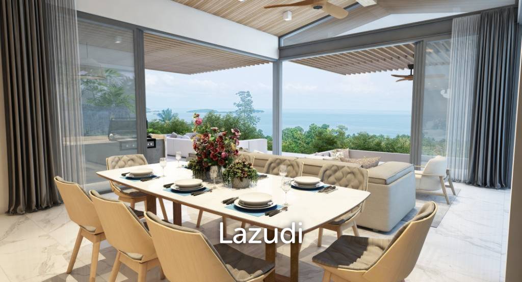 5 Bedroom-Luxury Seaview Villa in Chaweng Noi Ko Samui for Sale