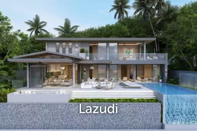 5 Bedroom-Luxury Seaview Villa in Chaweng Noi Ko Samui for Sale