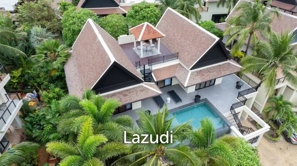 4-Bedroom Villa in Beachfront Project near Bangtao Beach for Sale
