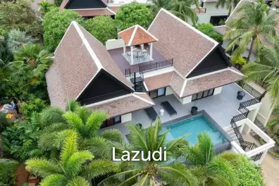 4-Bedroom Villa in Beachfront Project near Bangtao Beach for Sale