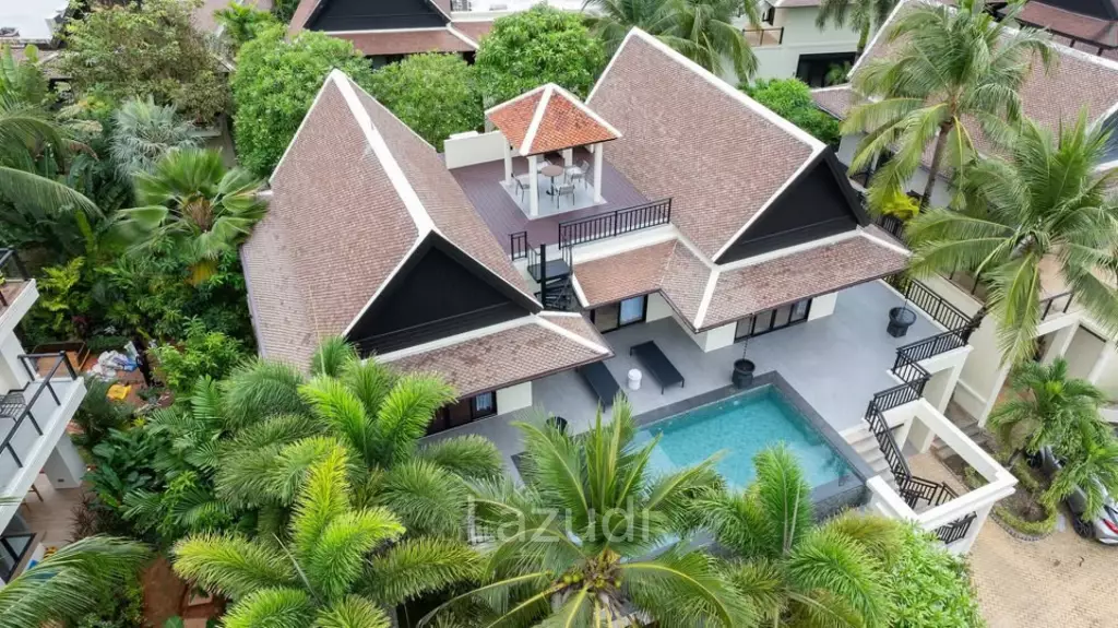 4-Bedroom Villa in Beachfront Project near Bangtao Beach for Sale