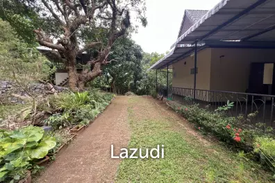 ขายบ้านบนเนินพร้อมระเบียงขนาดใหญ่และวิวภูเขา บ้านห้วยปลากั้ง