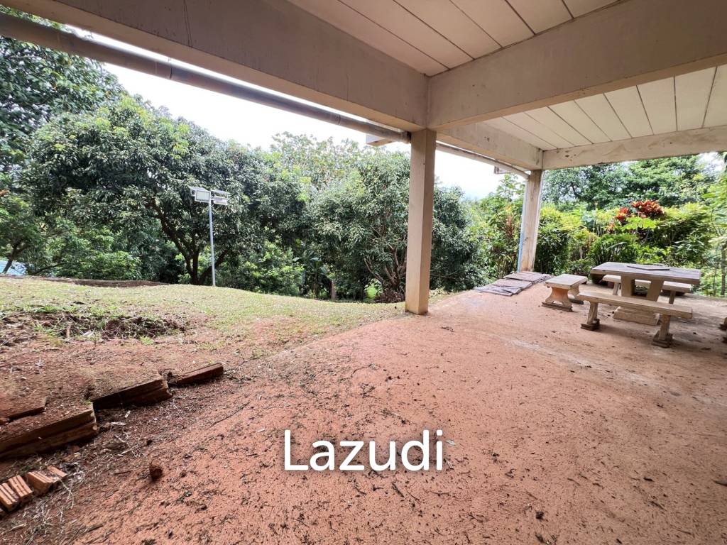 ขายบ้านบนเนินพร้อมระเบียงขนาดใหญ่และวิวภูเขา บ้านห้วยปลากั้ง