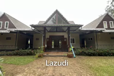 ขายบ้านบนเนินพร้อมระเบียงขนาดใหญ่และวิวภูเขา บ้านห้วยปลากั้ง