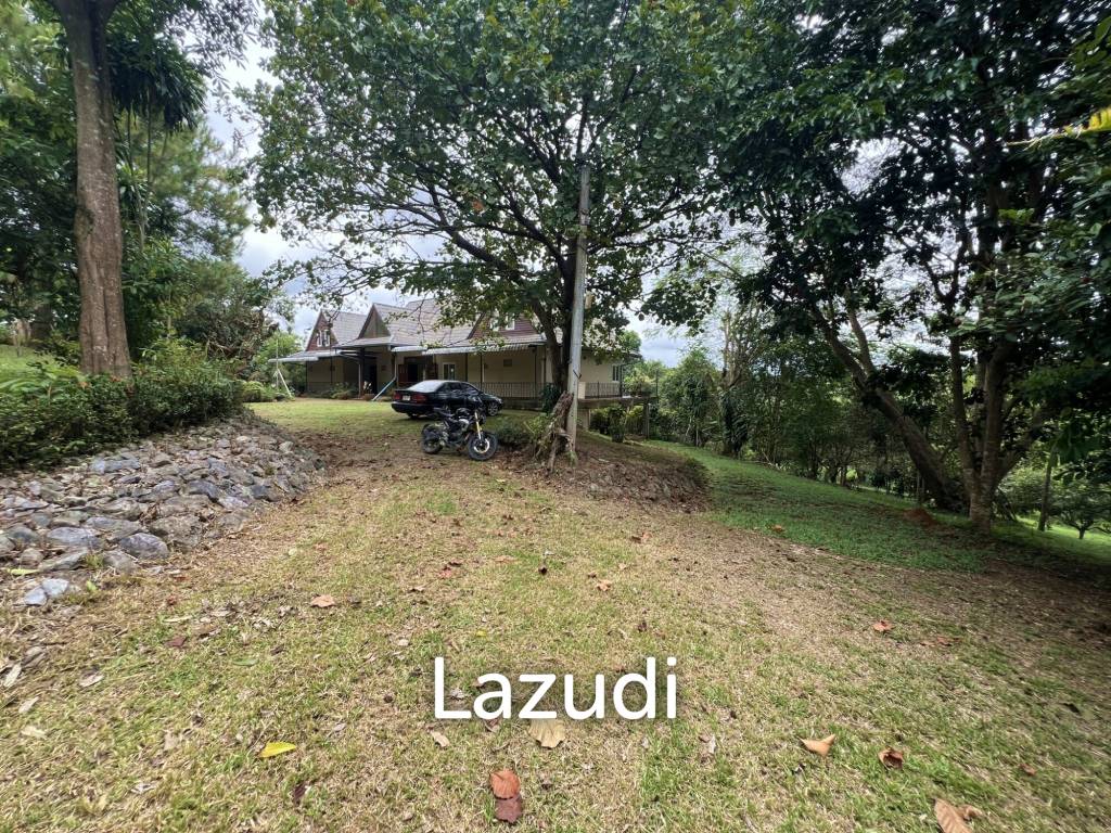 ขายบ้านบนเนินพร้อมระเบียงขนาดใหญ่และวิวภูเขา บ้านห้วยปลากั้ง