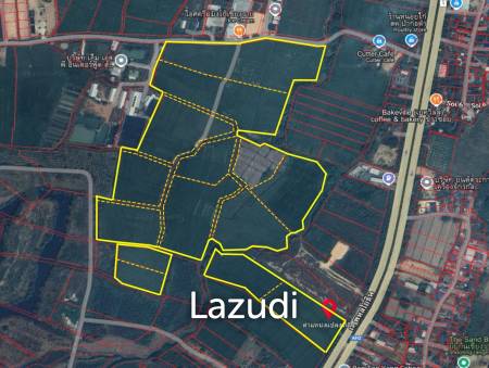 109 Rai Land for Sale Close to Phahonyothin Rd. in Mae Lao