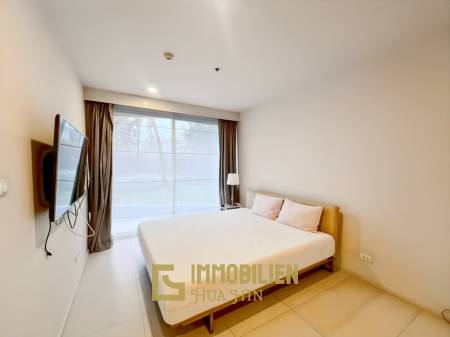 คอนโด 2 ห้องนอนริมสระว่ายน้ำที่ Baan Thew Talay Aqua Marine