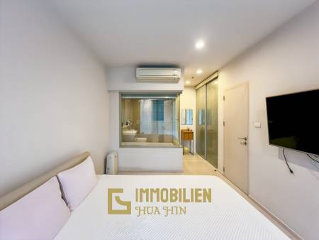 คอนโด 2 ห้องนอนริมสระว่ายน้ำที่ Baan Thew Talay Aqua Marine