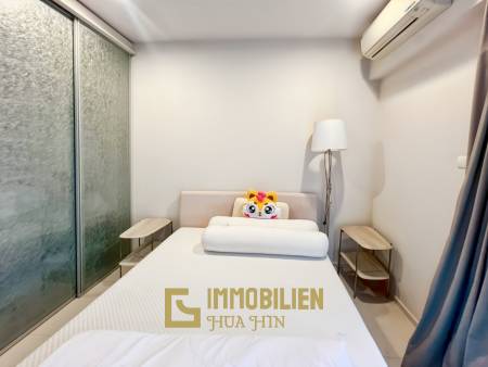 คอนโด 2 ห้องนอนริมสระว่ายน้ำที่ Baan Thew Talay Aqua Marine