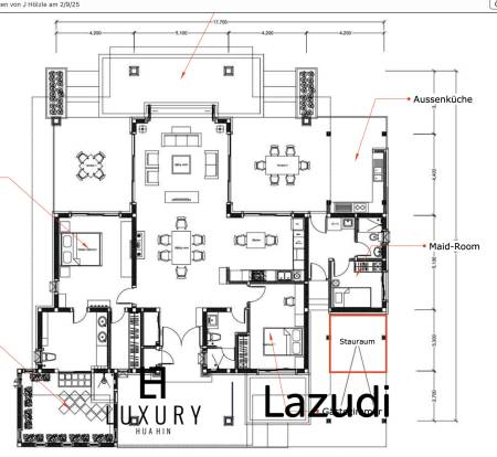 Балийско-тайский стиль / Рядом с пляжем / Без стен между участками