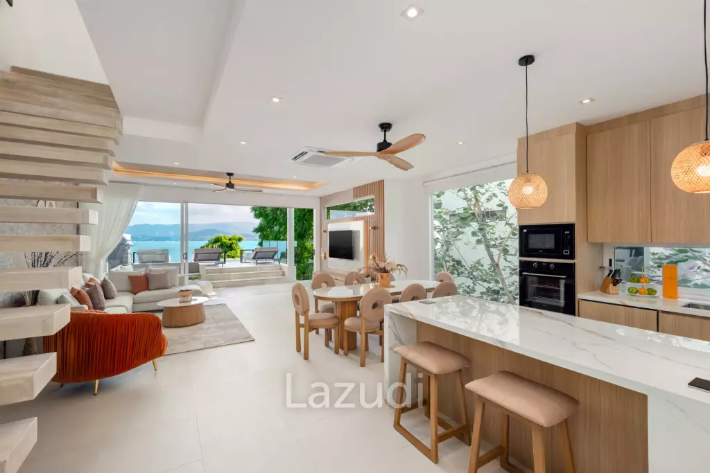Newly Renovated 4-Bed Villa with Sea and Sunset Views