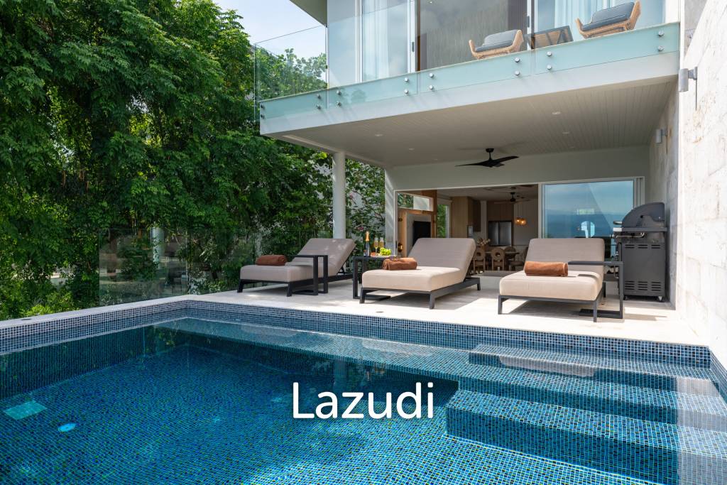 Newly Renovated 4-Bed Villa with Sea and Sunset Views