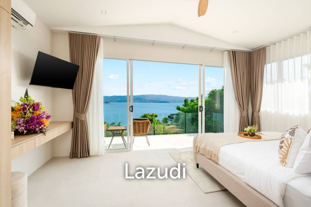 Newly Renovated 4-Bed Villa with Sea and Sunset Views