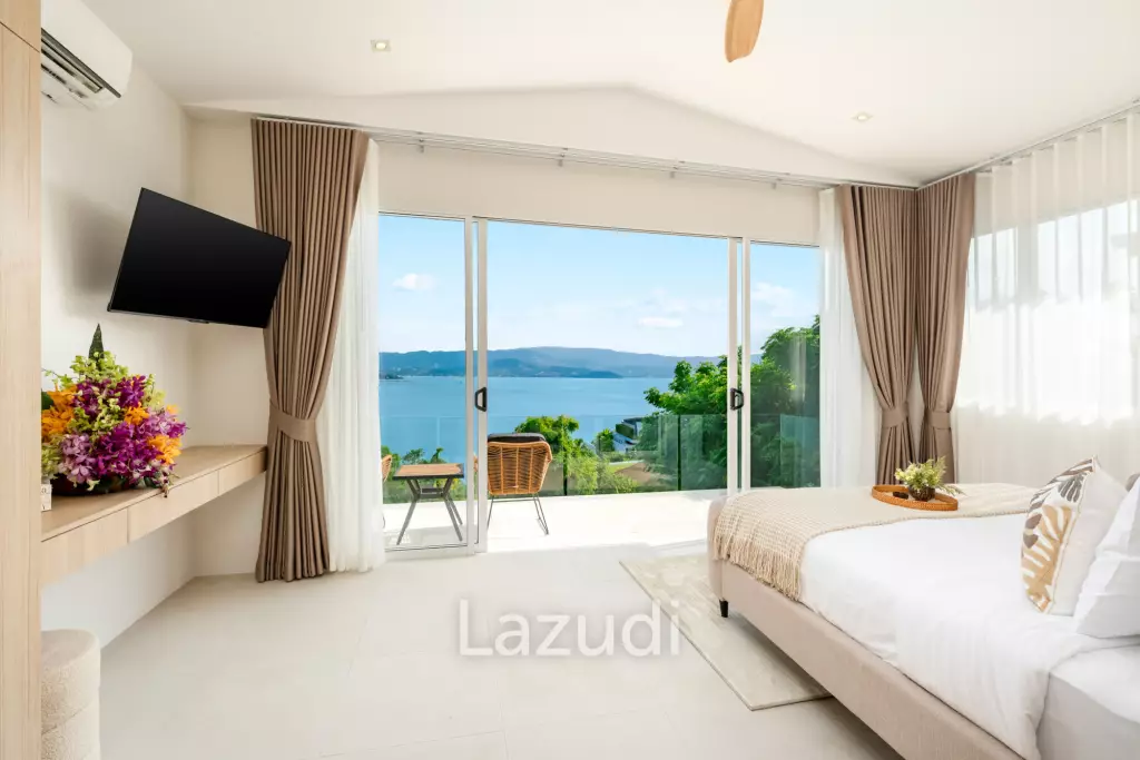 Newly Renovated 4-Bed Villa with Sea and Sunset Views