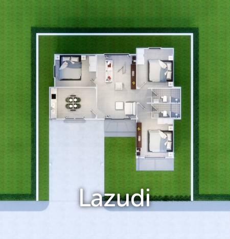 3 Bed 2 Bath 98 SQ,M  FullRich Asset Hua Hin - Cha Am Phase 14