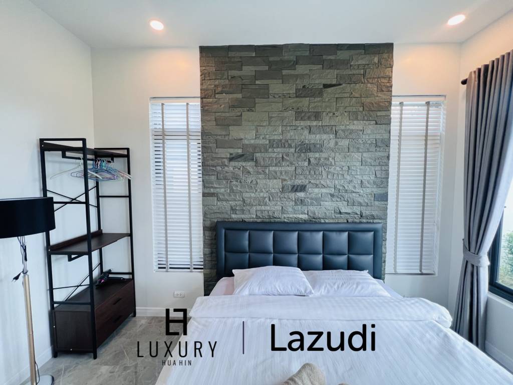 บ้านเดี่ยว สไตล์ โมเดิร์นพร้อมสระว่ายน้ำที่ชะอำ