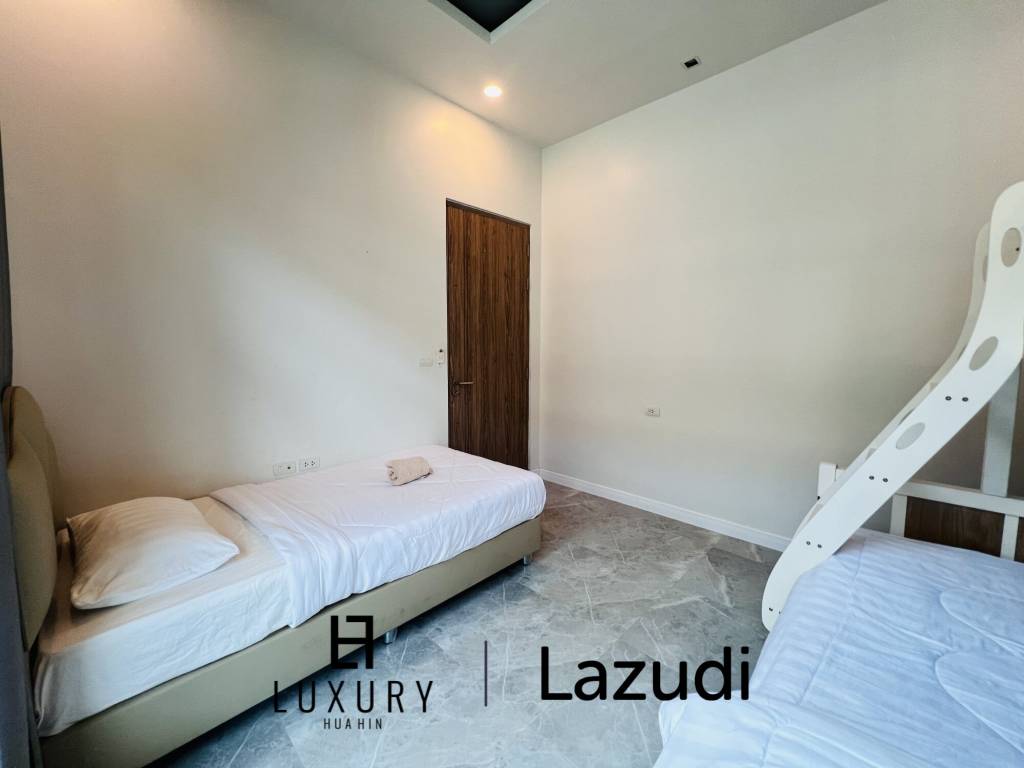 บ้านเดี่ยว สไตล์ โมเดิร์นพร้อมสระว่ายน้ำที่ชะอำ