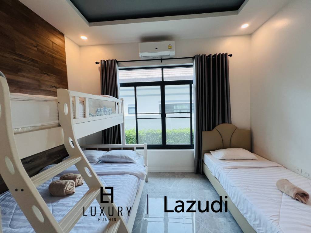 บ้านเดี่ยว สไตล์ โมเดิร์นพร้อมสระว่ายน้ำที่ชะอำ