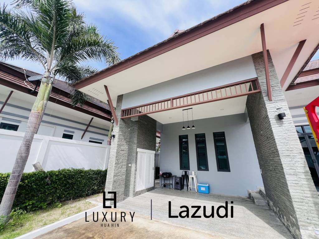 บ้านเดี่ยว สไตล์ โมเดิร์นพร้อมสระว่ายน้ำที่ชะอำ