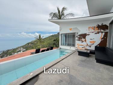 5-Bedroom Sea View Villa with Hotel Facilities – Chaweng Noi